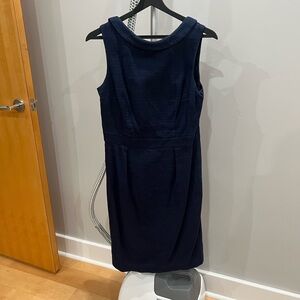 Navy Boden Retro Sheath Dress US 10L
